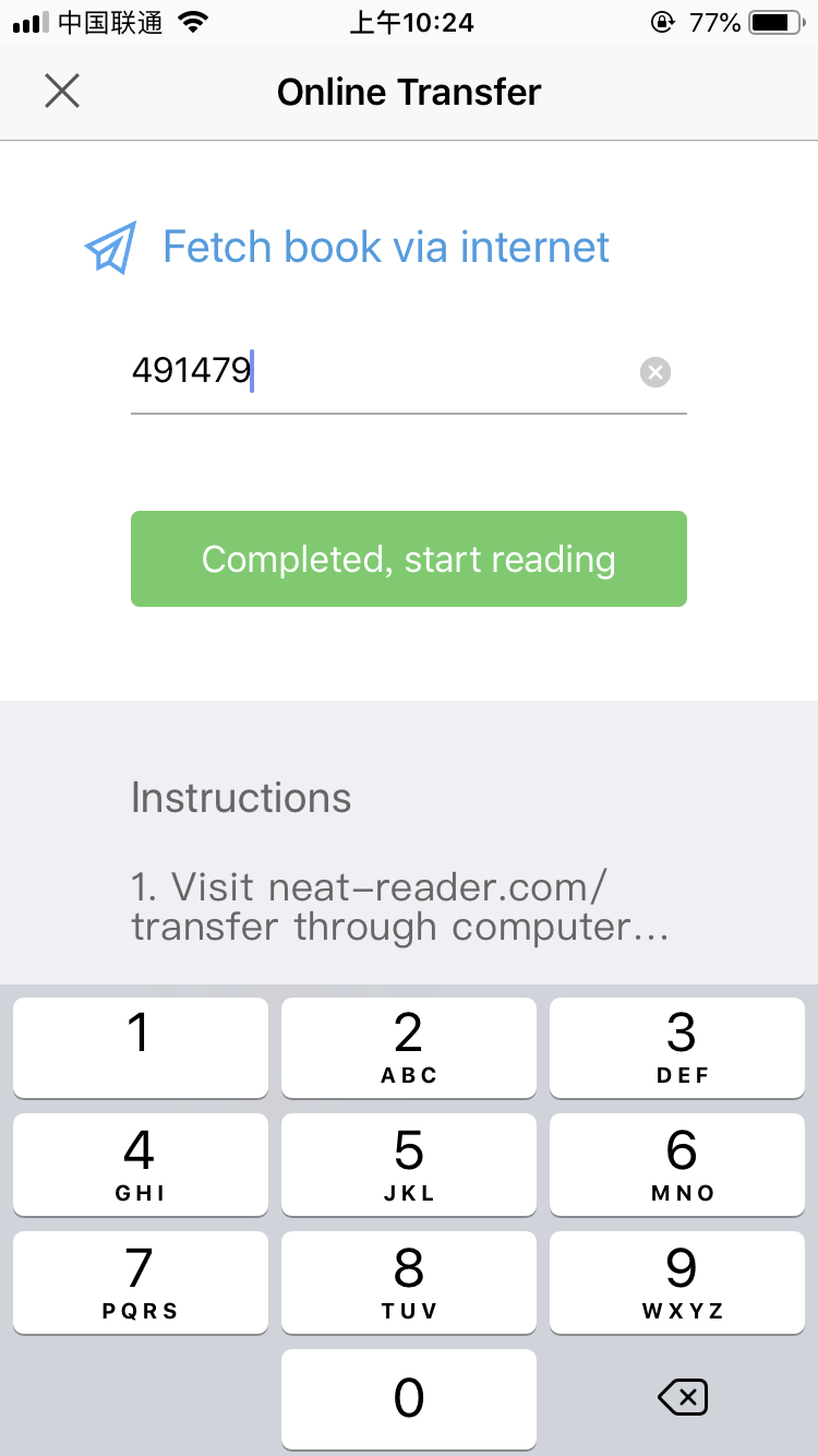 goodreader app accepts epub